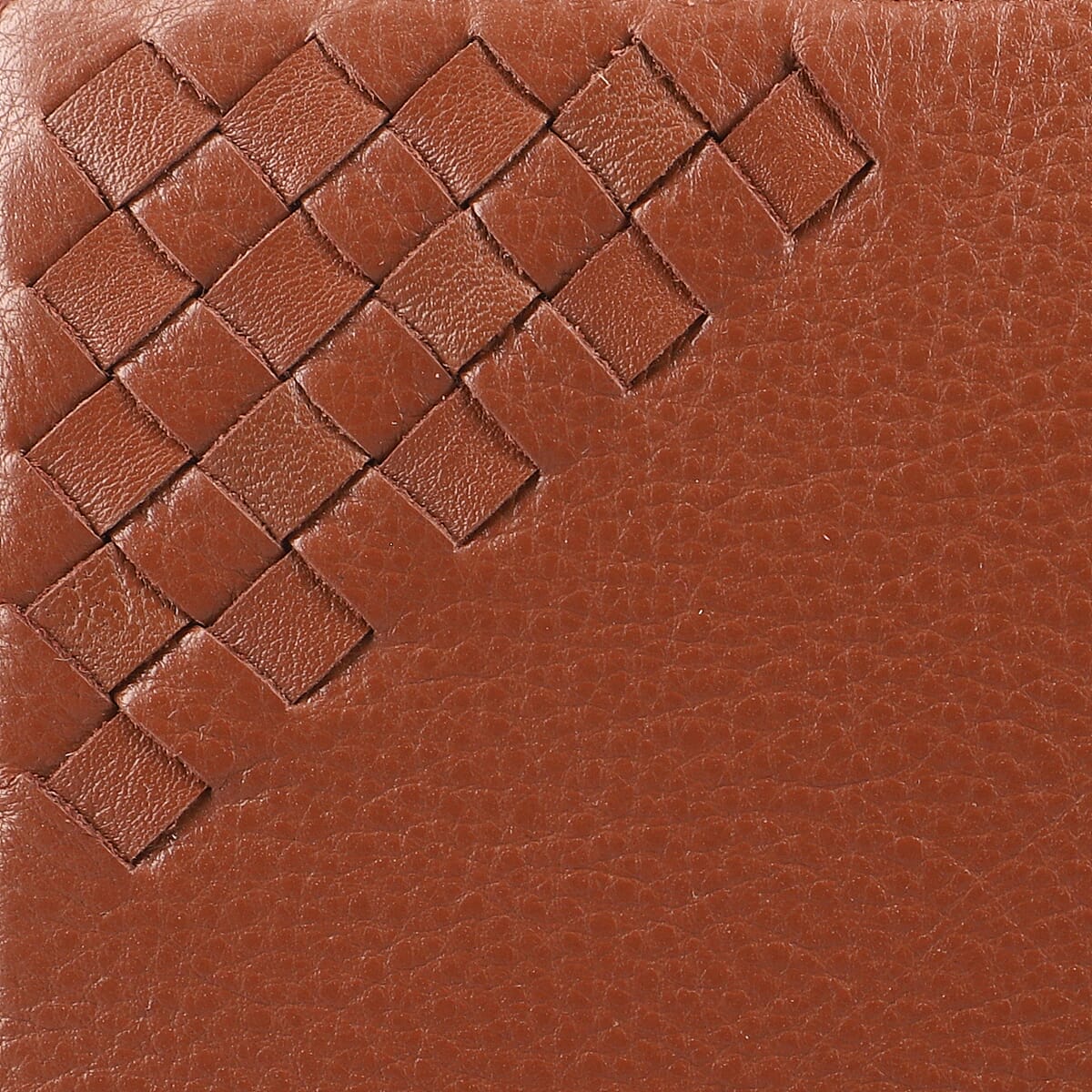 Union Code Dark Cognac 100% Genuine Leather RFID Wallet image number 5