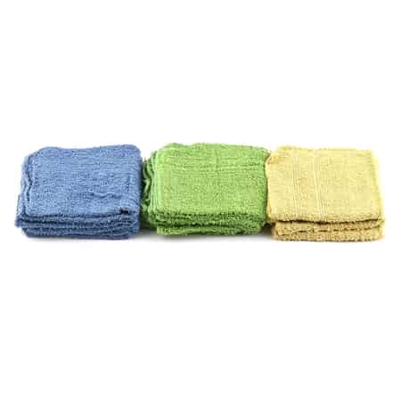 Mother's day jewelry Northpoint 12PK Orange, Green, Blue Wash Cloths  (12x12) at ShopLC