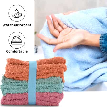 Buy Homesmart Set of 20 Teal Double Sided Microfiber and Scratch Fiber Dish  Cloth at ShopLC.