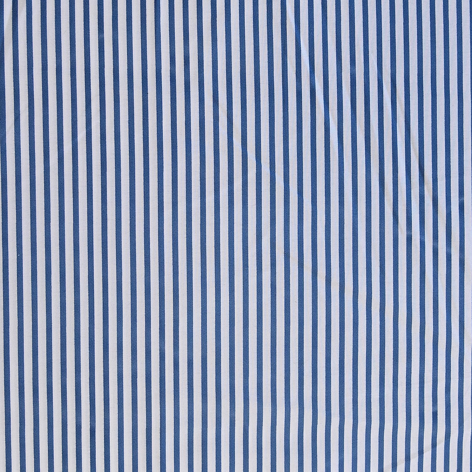 ALL SOULS Striped Denim 4 pc 100% Microfiber Sheet Set with 14 deep pocket - King