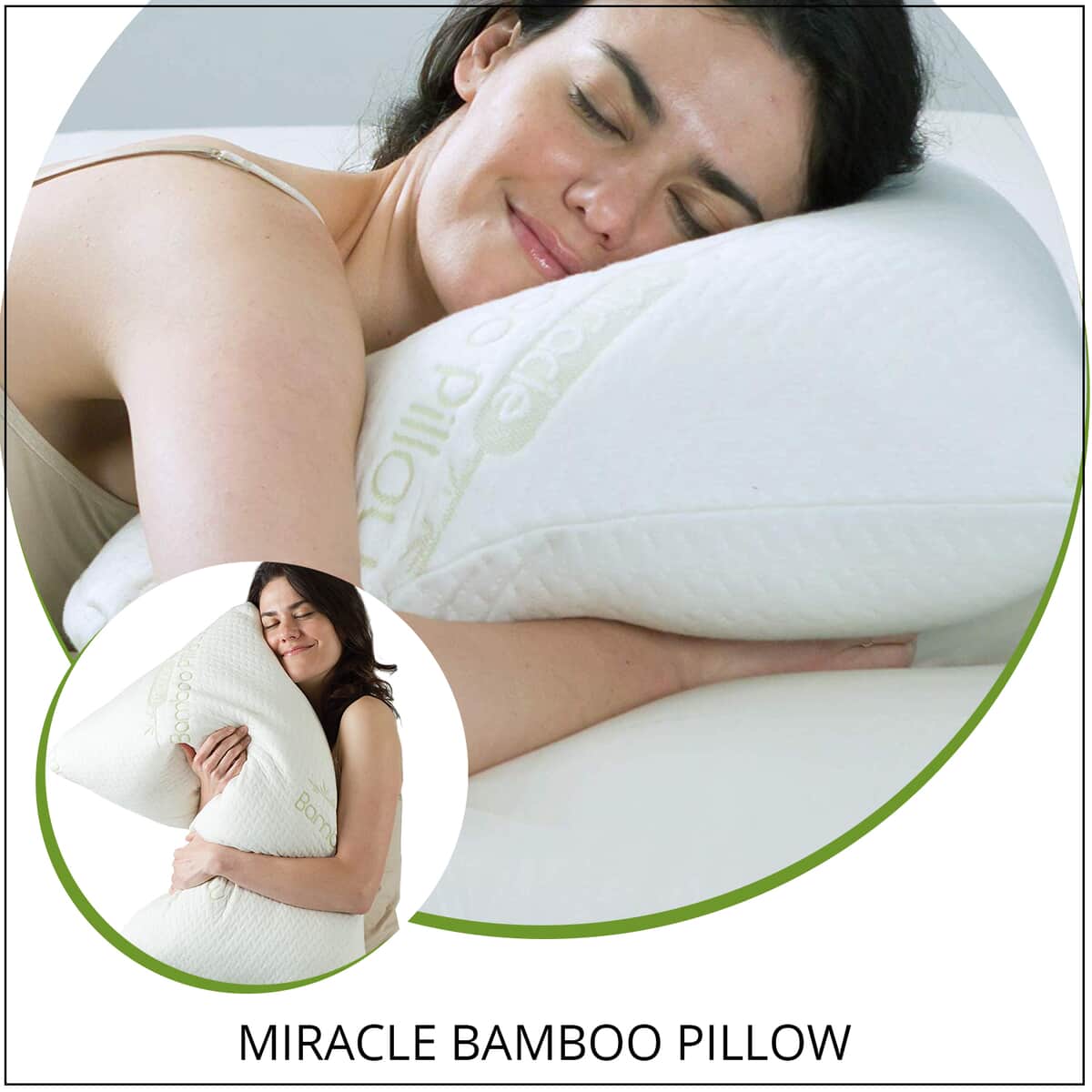 NY Closeout Miracle Bamboo Pillow (20x28) -Queen image number 1
