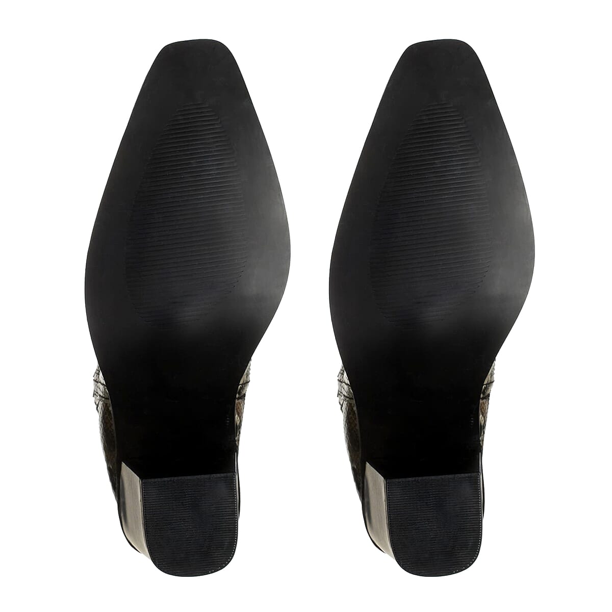 Seven7 Women's Eve Western Snakeskin Embossed Faux Leather Ankle Boots- Size 8 image number 4