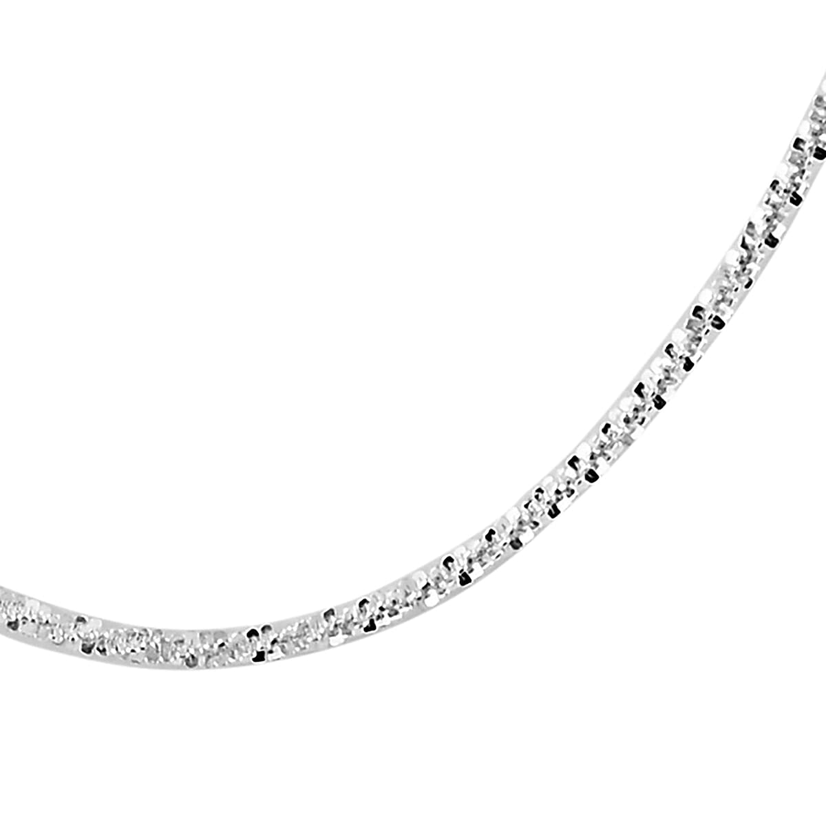 Italian Treasure Sterling Silver Margarita Sparkle Necklace (36 Inches) (4.90 g) image number 1