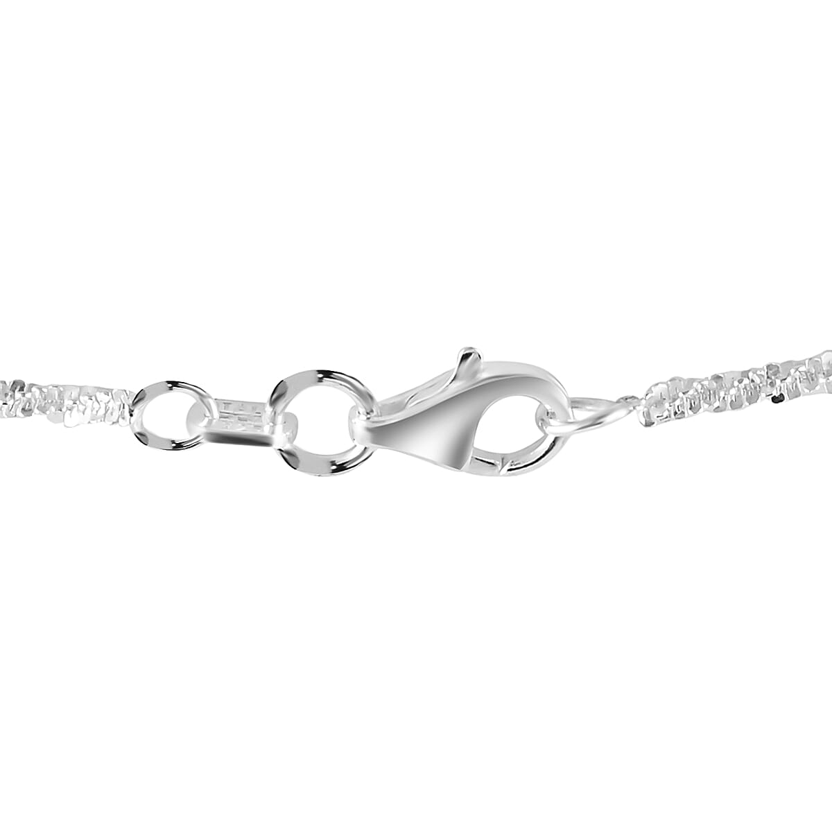 Italian Treasure Sterling Silver Margarita Sparkle Necklace (36 Inches) (4.90 g) image number 2