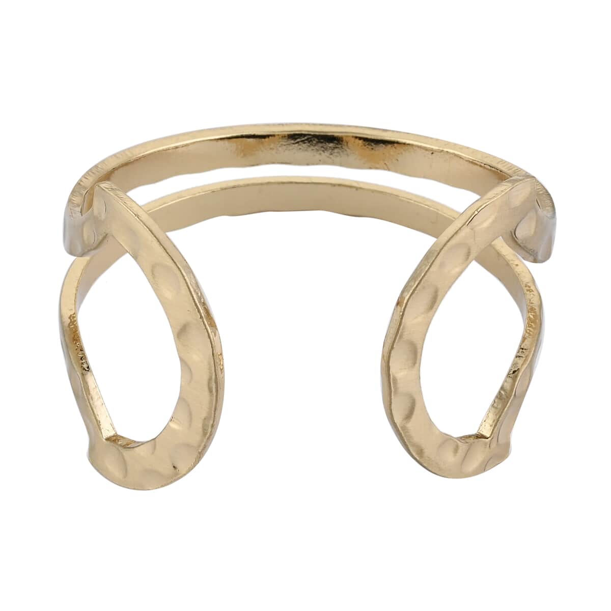 Andante Stacked Cuff Bracelet in Goldtone (7.00 In) image number 0