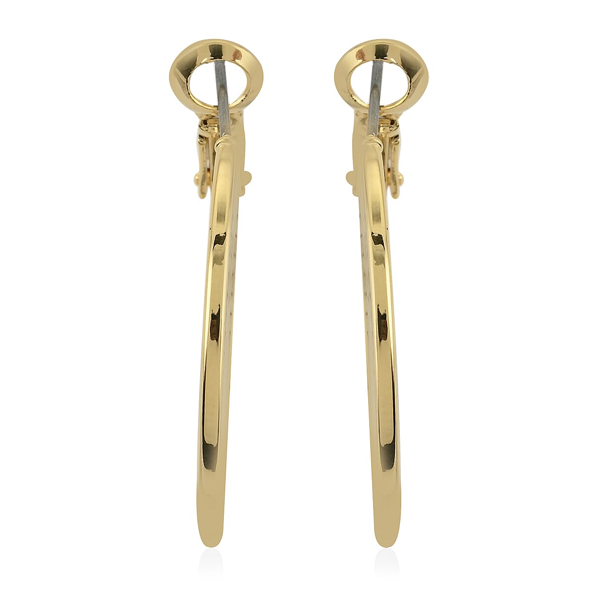 Andante Goldtone Hoop Earrings image number 1