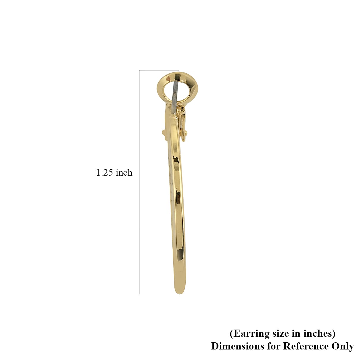 Andante Goldtone Hoop Earrings image number 4