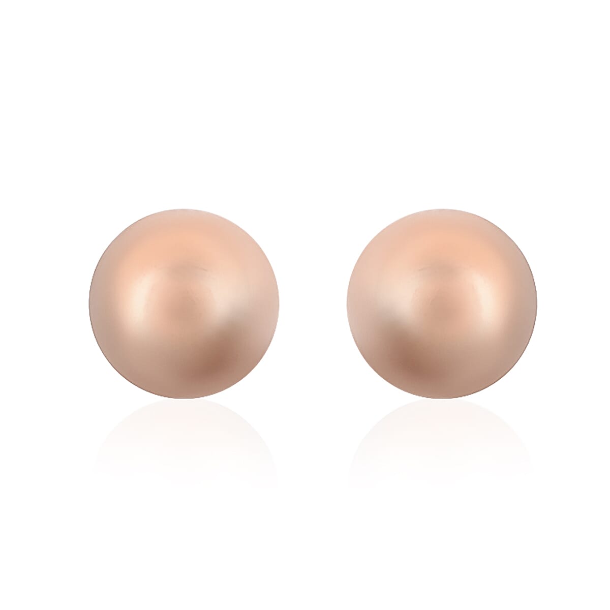 10K Rose Gold 5mm Stud Earrings