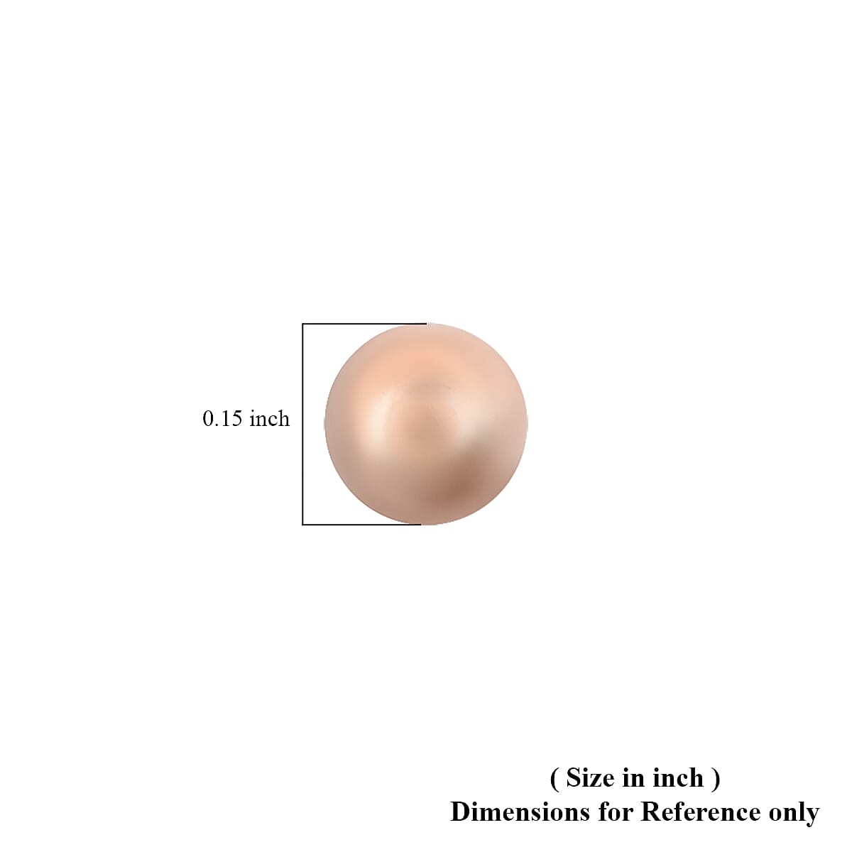 10K Rose Gold 5mm Stud Earrings