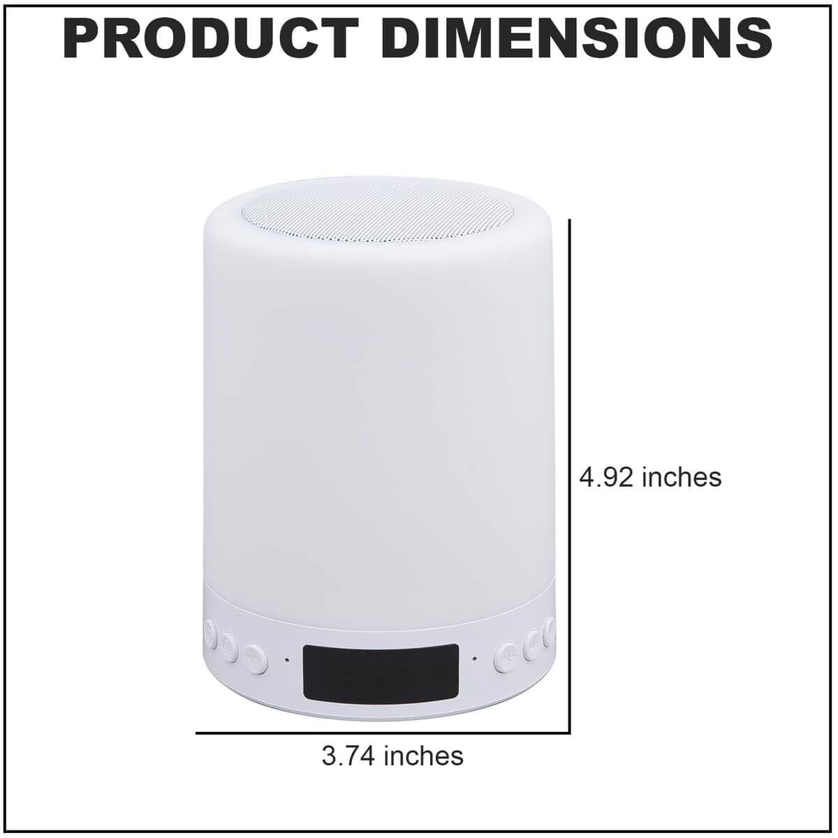 White Noise Multi-functional LED Light Bluetooth Speaker image number 3