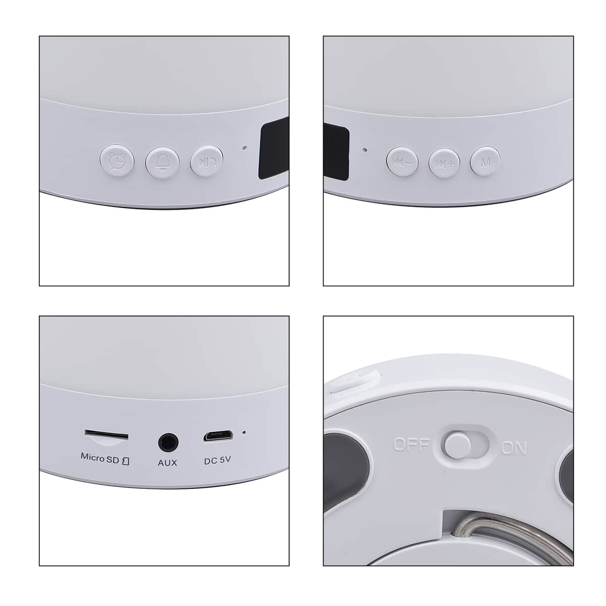 White Noise Multi-functional LED Light Bluetooth Speaker image number 5