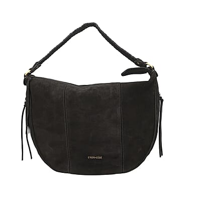 Union Code Black 100% Genuine Leather Hobo Bag, Woven Leather Hobo Beach Bag, Hobo Messenger Bag, Minimalist Vintage Hobo Bag