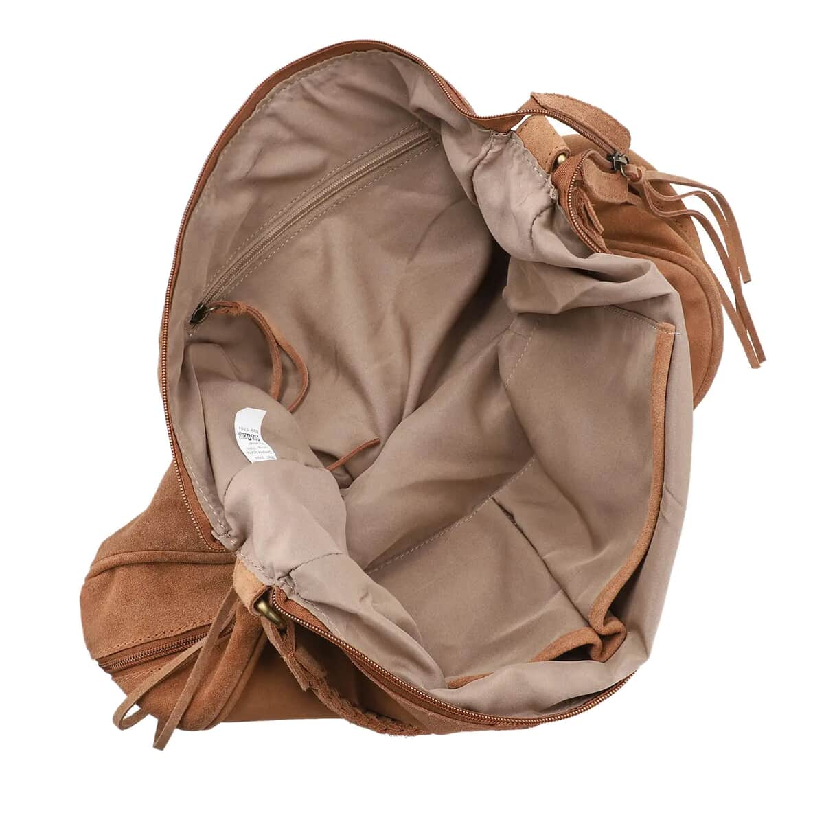 Union Code Tan 100% Genuine Leather Hobo Bag, Woven Leather Hobo Beach Bag, Hobo Messenger Bag, Minimalist Vintage Hobo Bag image number 6
