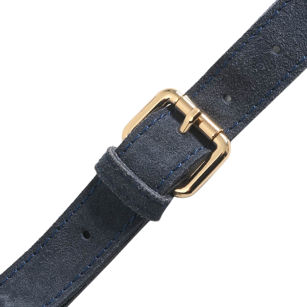 Union Code Navy 100% Genuine Leather Crossbody Sling Bag image number 6