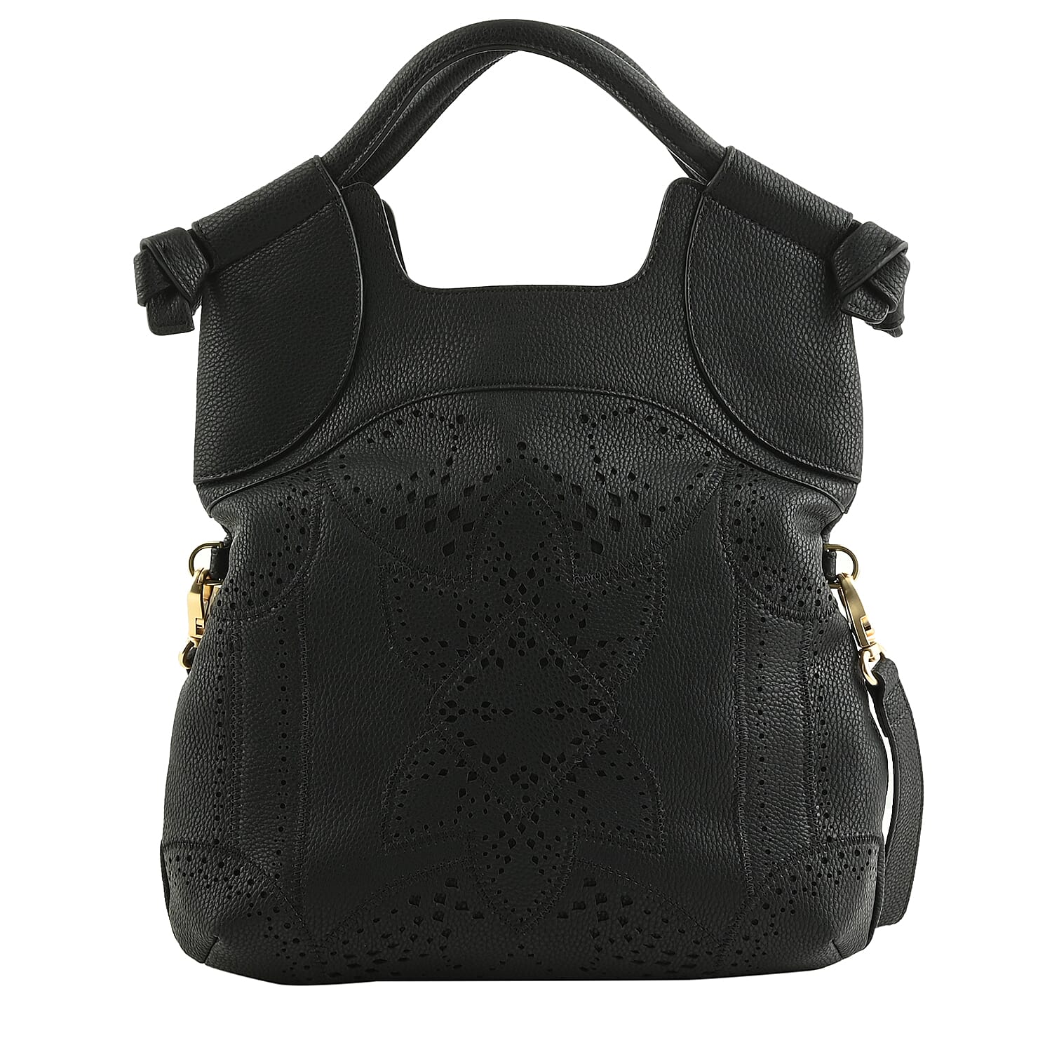 Foley & Corinna Black Vegan Leather FC Lady Tote Bag
