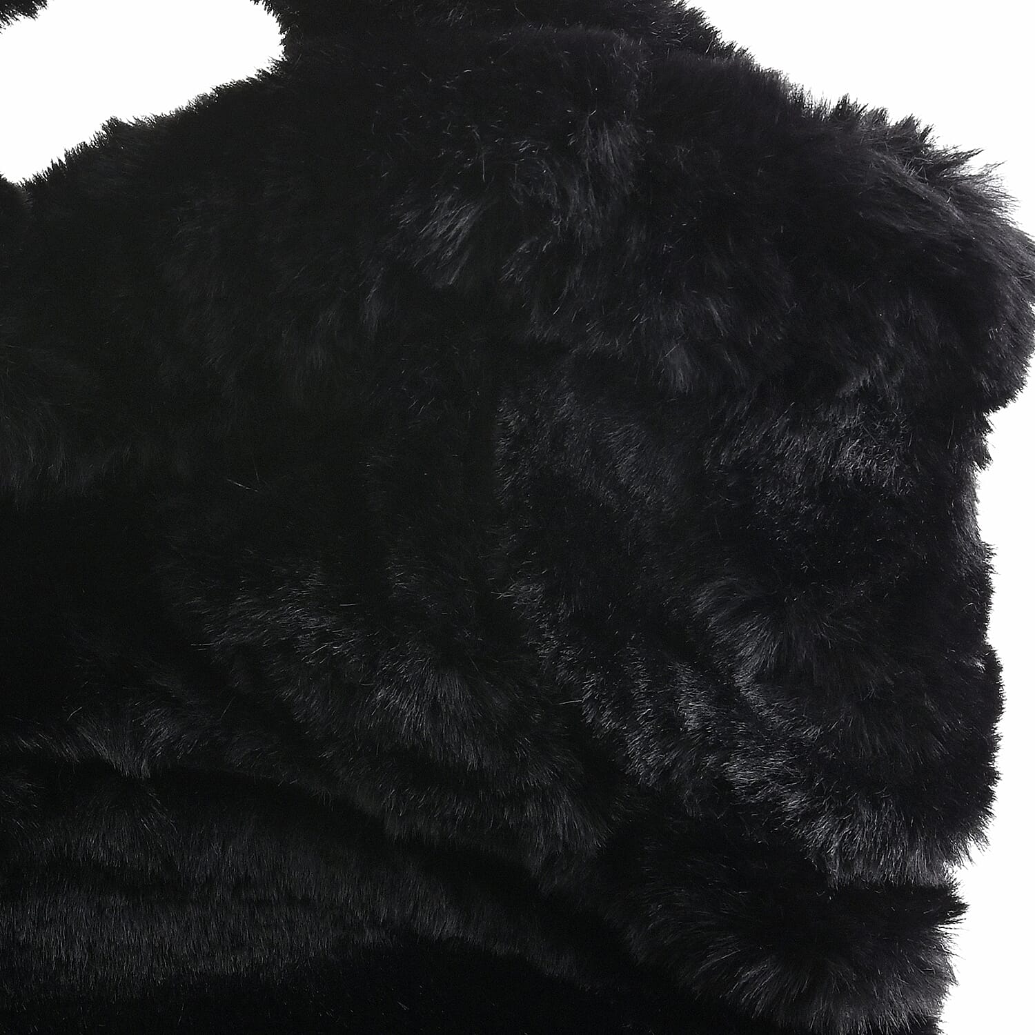 Foley & Corinna Black Hygge Tower Faux Fur FC Lady 2-Ways Use Bag