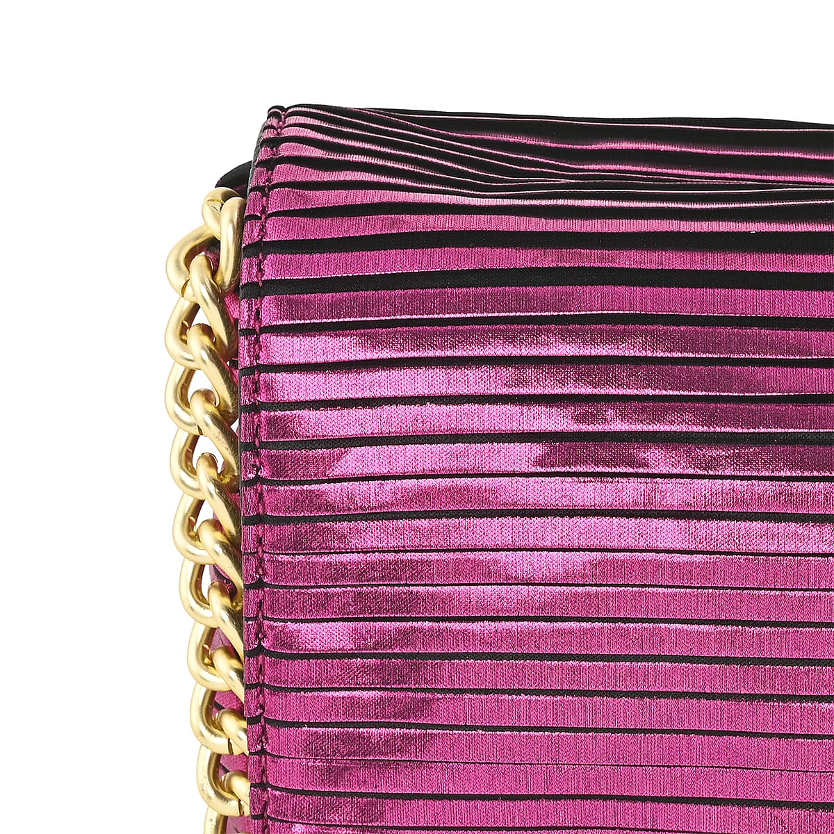 Foley & Corinna Pink Vegan Leather Disco Crossbody Bag image number 2