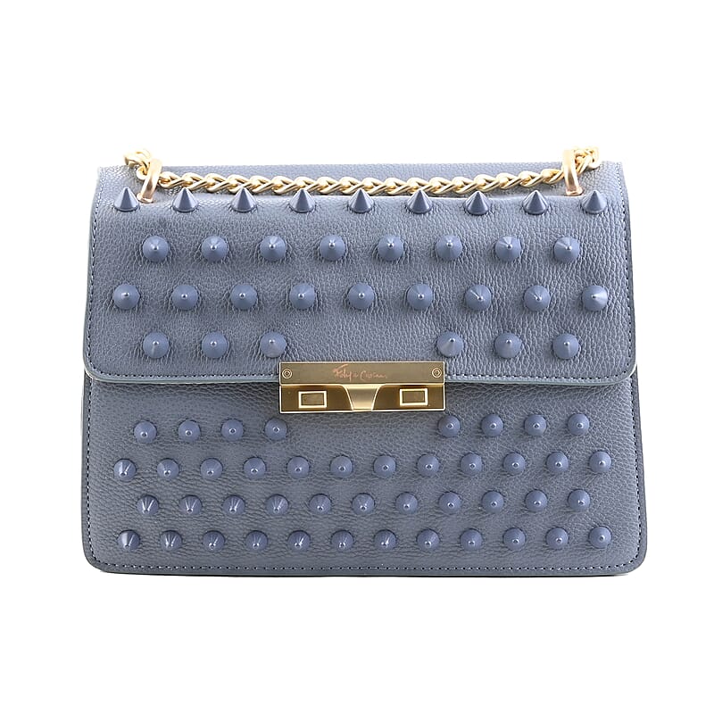 Foley & Corinna Blue Vegan Leather Slumber Nights Crossbody Bag