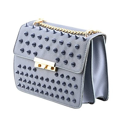Foley & Corinna Blue Vegan Leather Slumber Nights Crossbody Bag