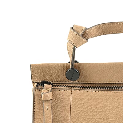 Foley & Corinna Tan Vegan Leather Dione Small Satchel Bag