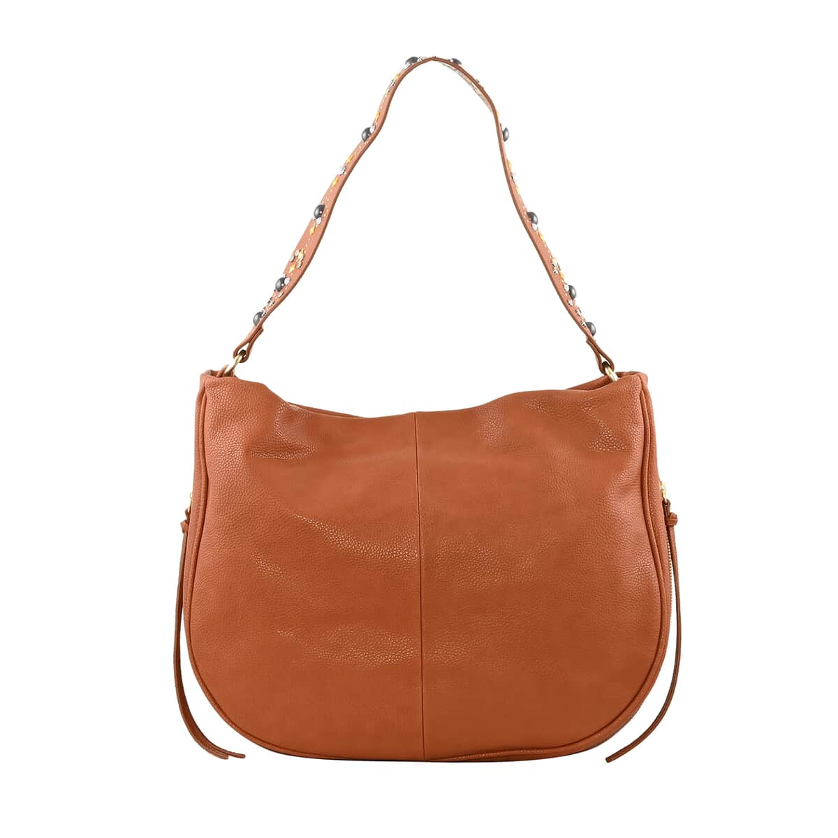 Foley & Corinna Avery Brown Vegan Leather Hobo Shoulder Bag for Women | Women's Handbag | Vegan Leather Bag for Women | Ladies Purse image number 0