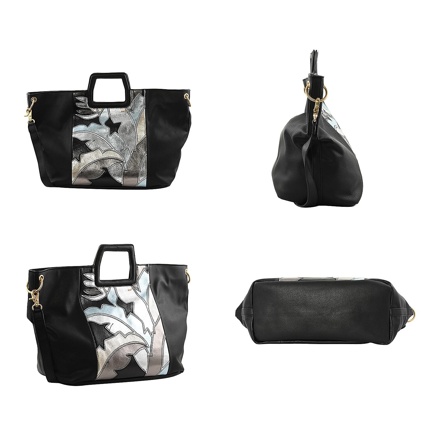 Foley & Corinna Multi Color Vegan Leather Tate Foldover Tote Bag