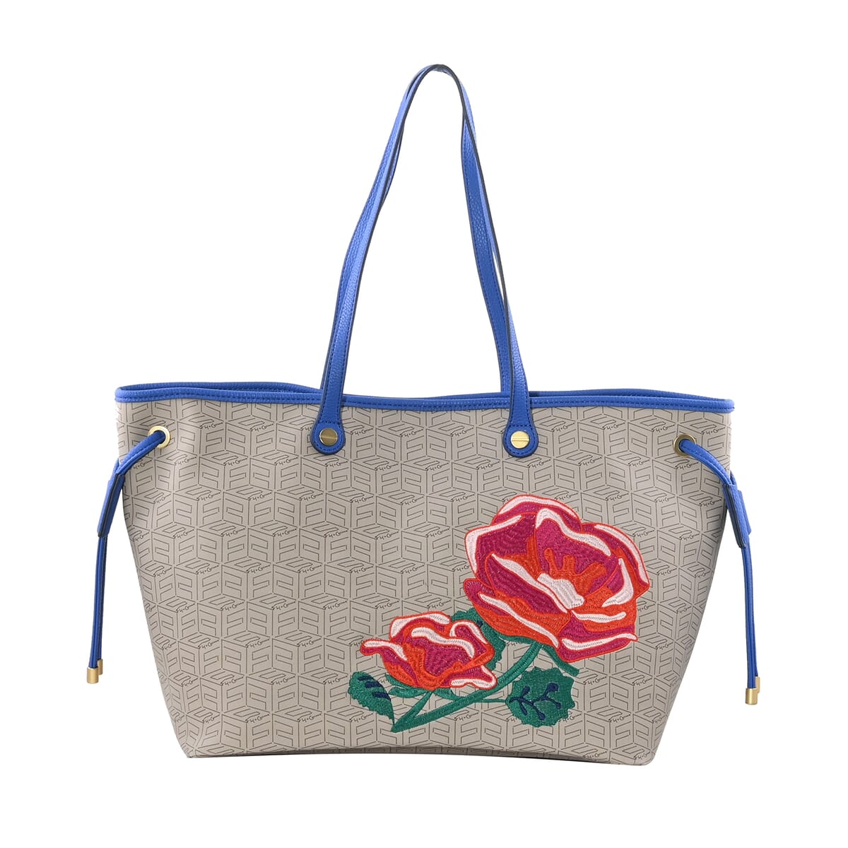 Foley & Corinna Blue Vegan Leather Splash Tote Bag image number 0