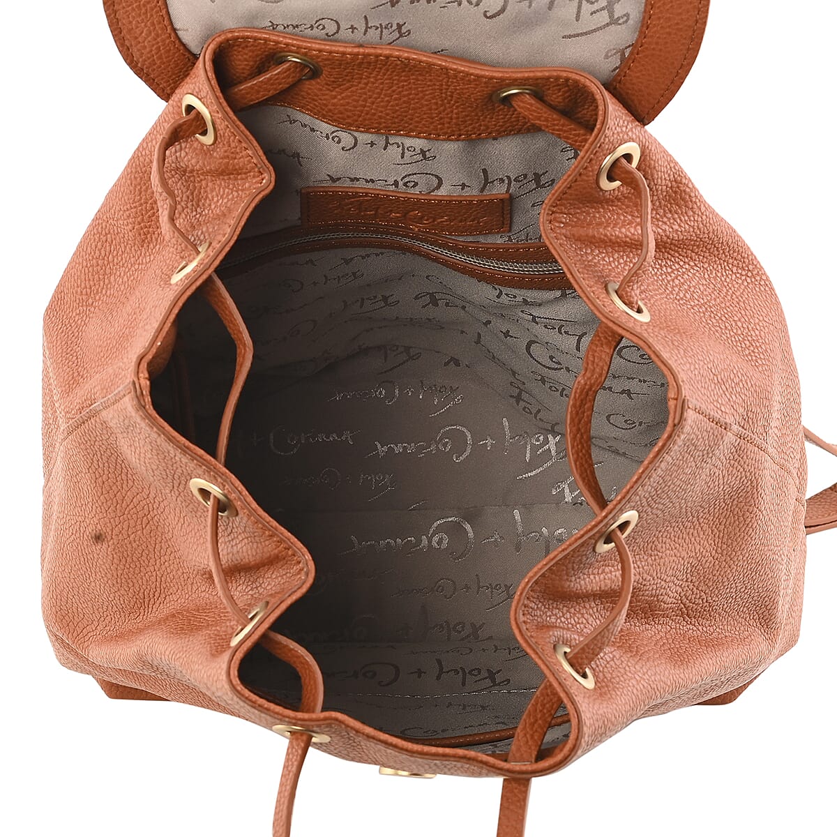 Foley & Corinna Brown Vegan Leather Star Gazer Avery Backpack image number 2
