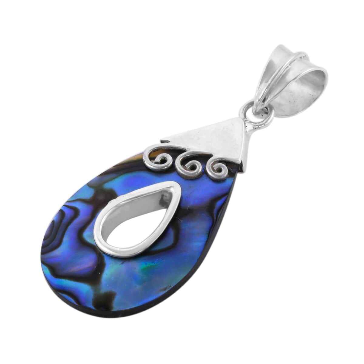 Abalone Shell Pendant in Sterling Silver image number 3