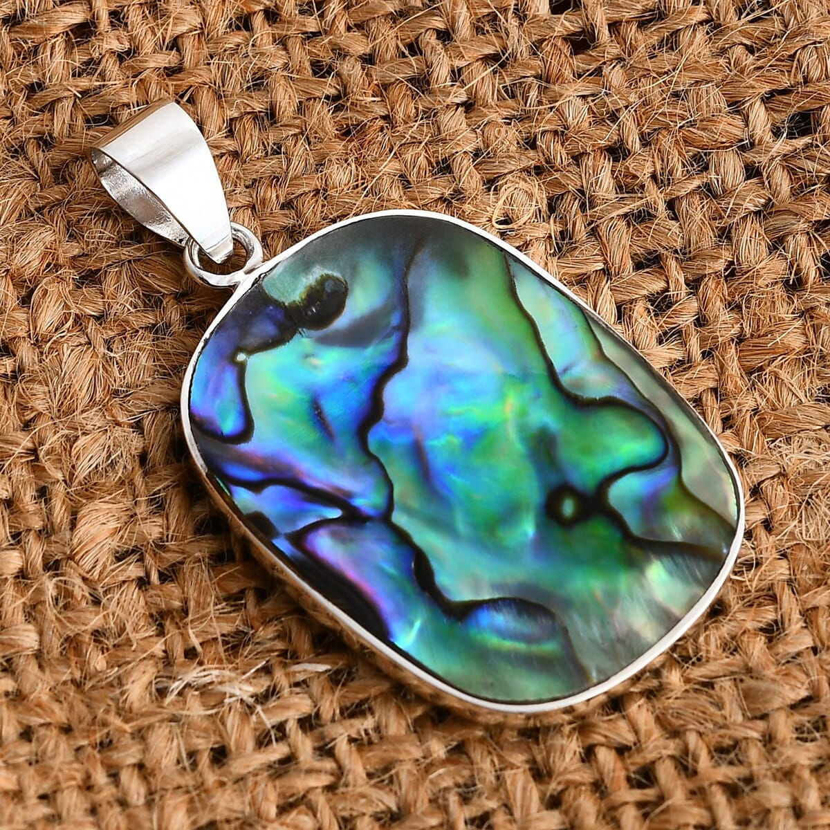 Abalone Shell Pendant in Sterling Silver image number 1