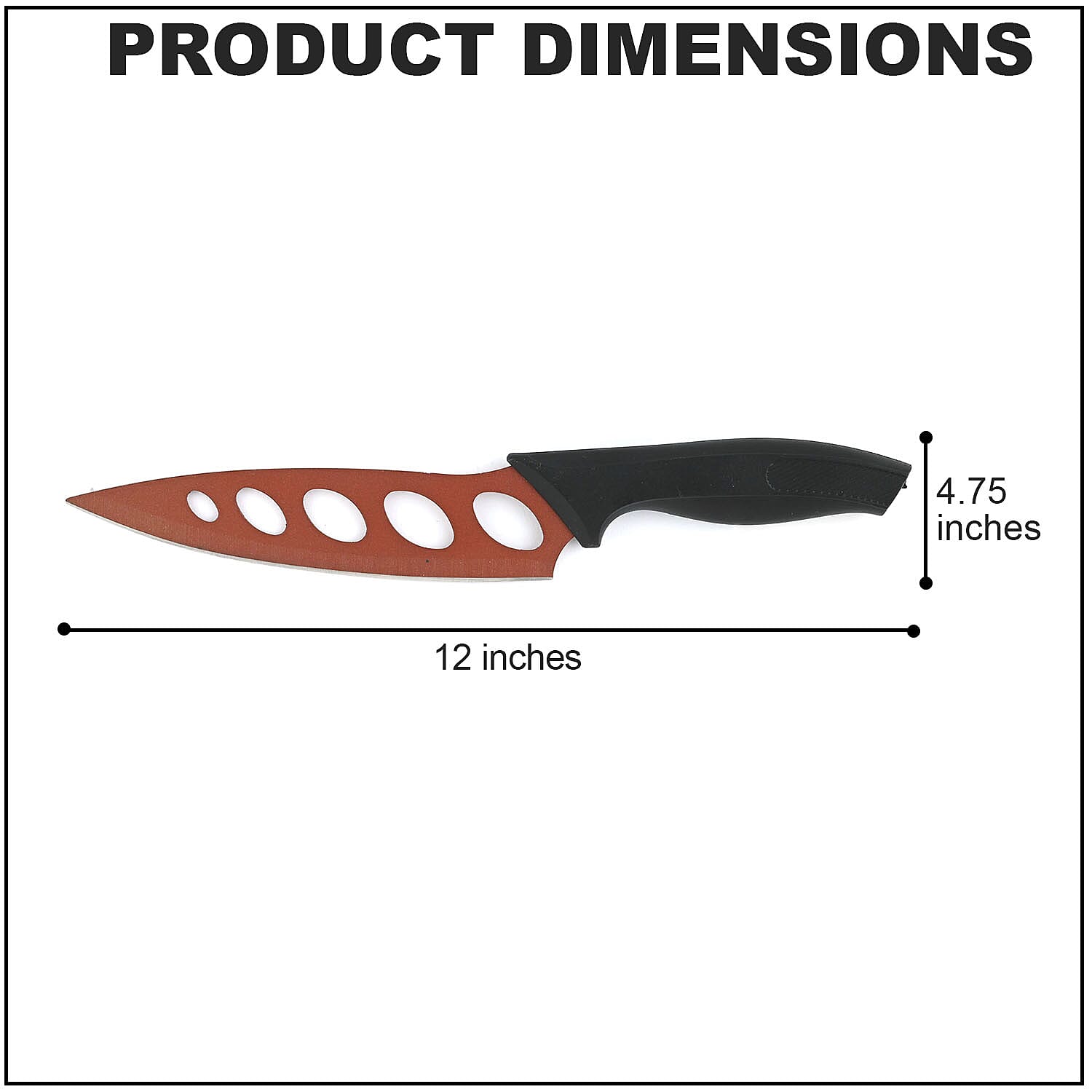 Closeout Copper Colored Kitchen Knife