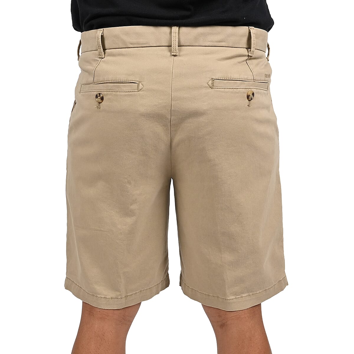IZOD Saltwater Men's Khaki Double Pleat Short-36 image number 1