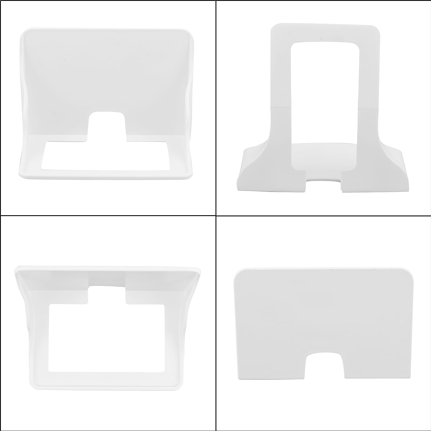 Homesmart White Organizer with Set of 2 Outlet Shelf