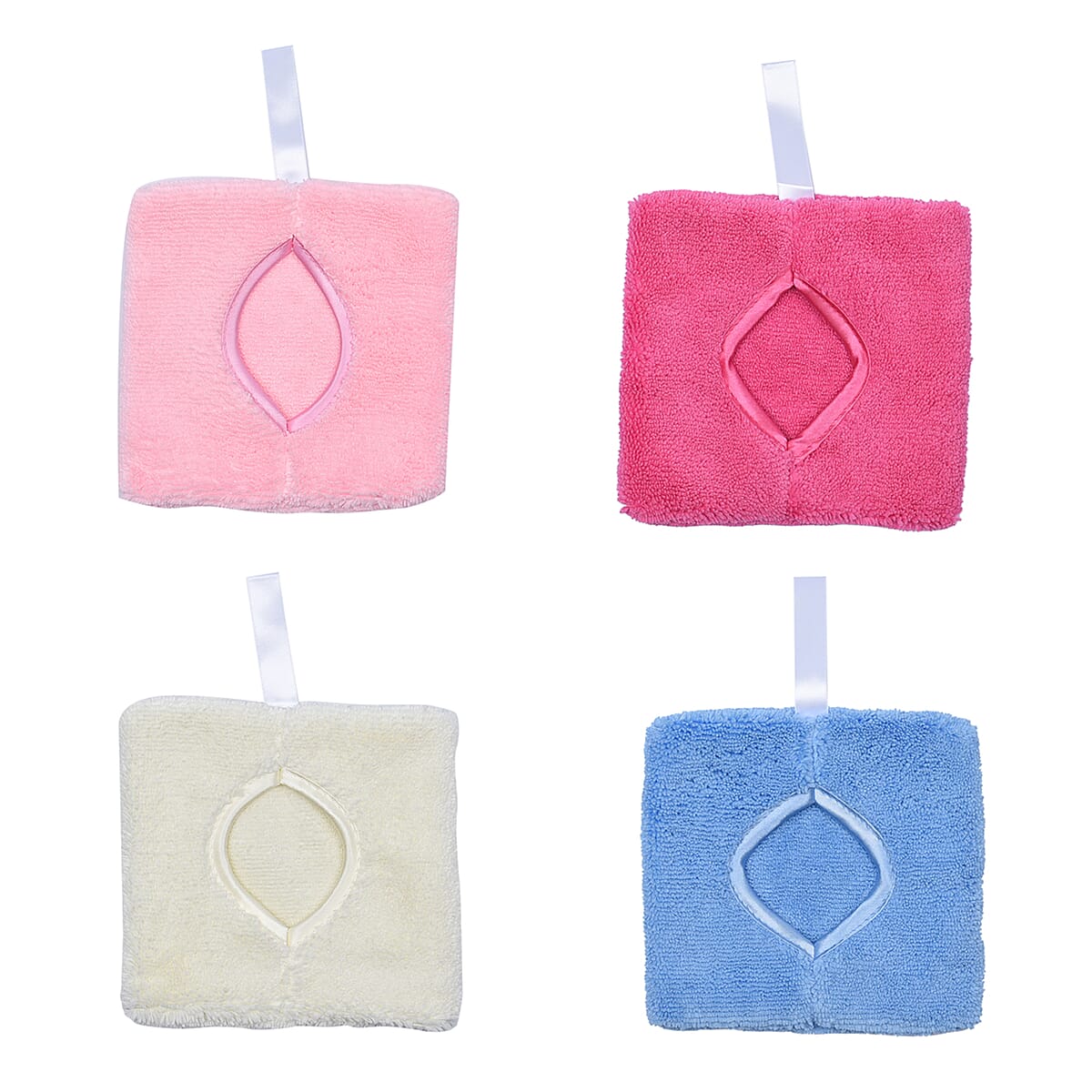 Set of 4 Multi Color Polyester Cleaning Towel image number 1