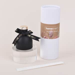 Homesmart 50ml Round Single Fragrance Diffuser (Black- English Pear & Freesia)