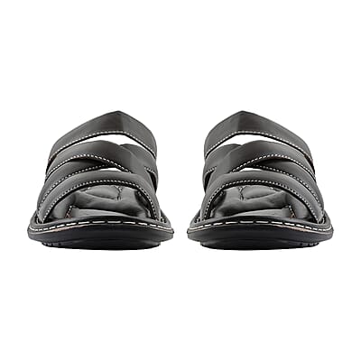 Martin 100% Genuine Leather Men's Brown Multi Strap Sandal (Size 8)