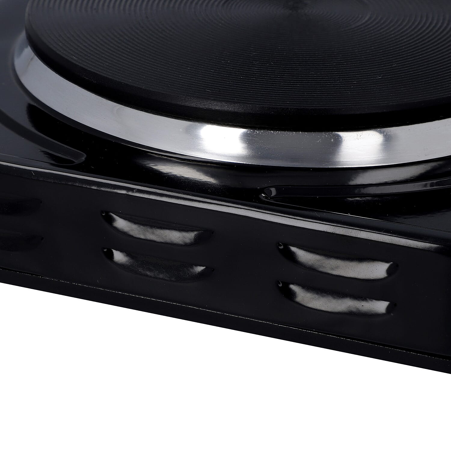 Homesmart Electric Single Burner 1000W Hot Plate with 5 Level Temperature Control and Overheat Protection- Black