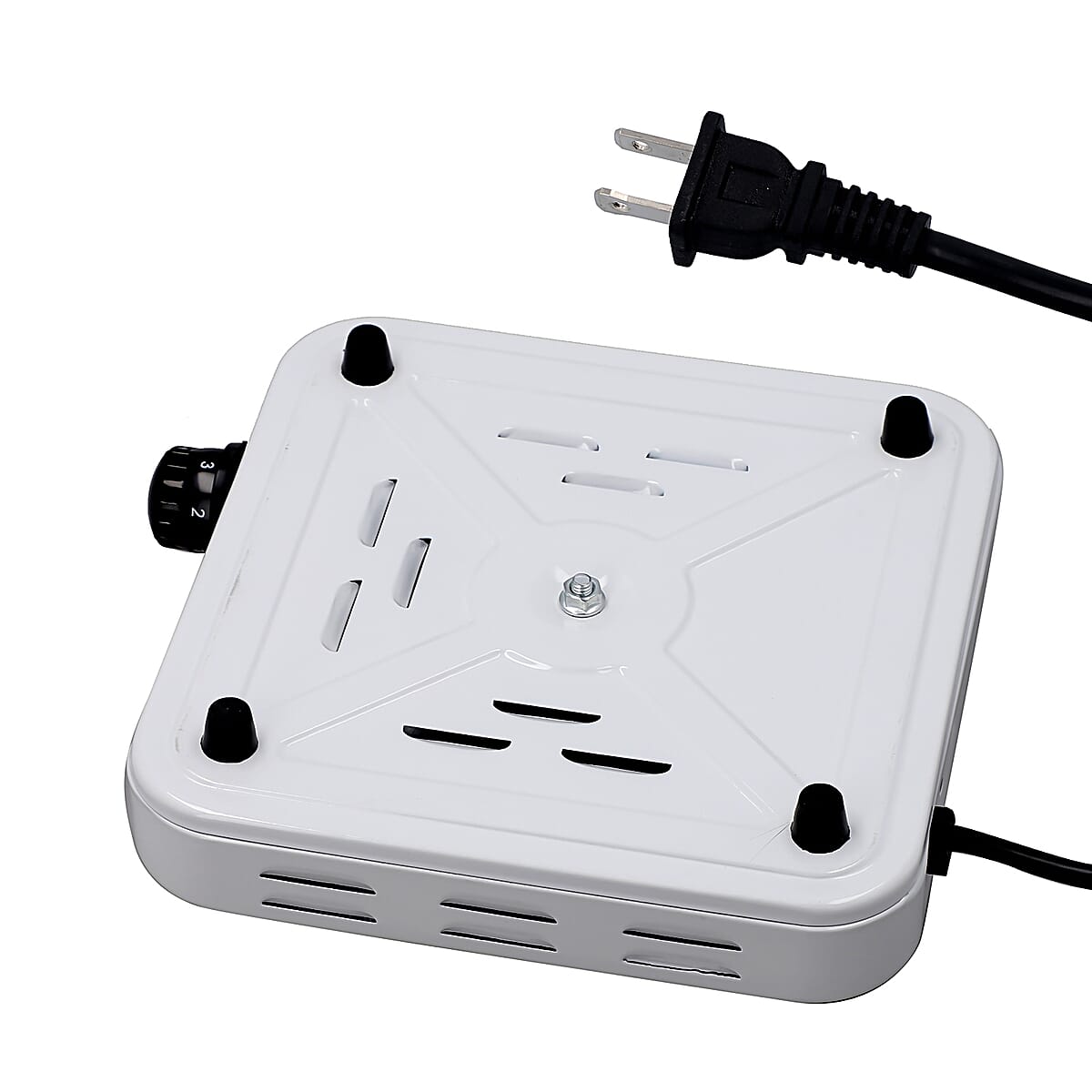 Homesmart Electric Single Burner 1000W Hot Plate with 5 Level Temperature Control and Overheat Protection- White image number 6
