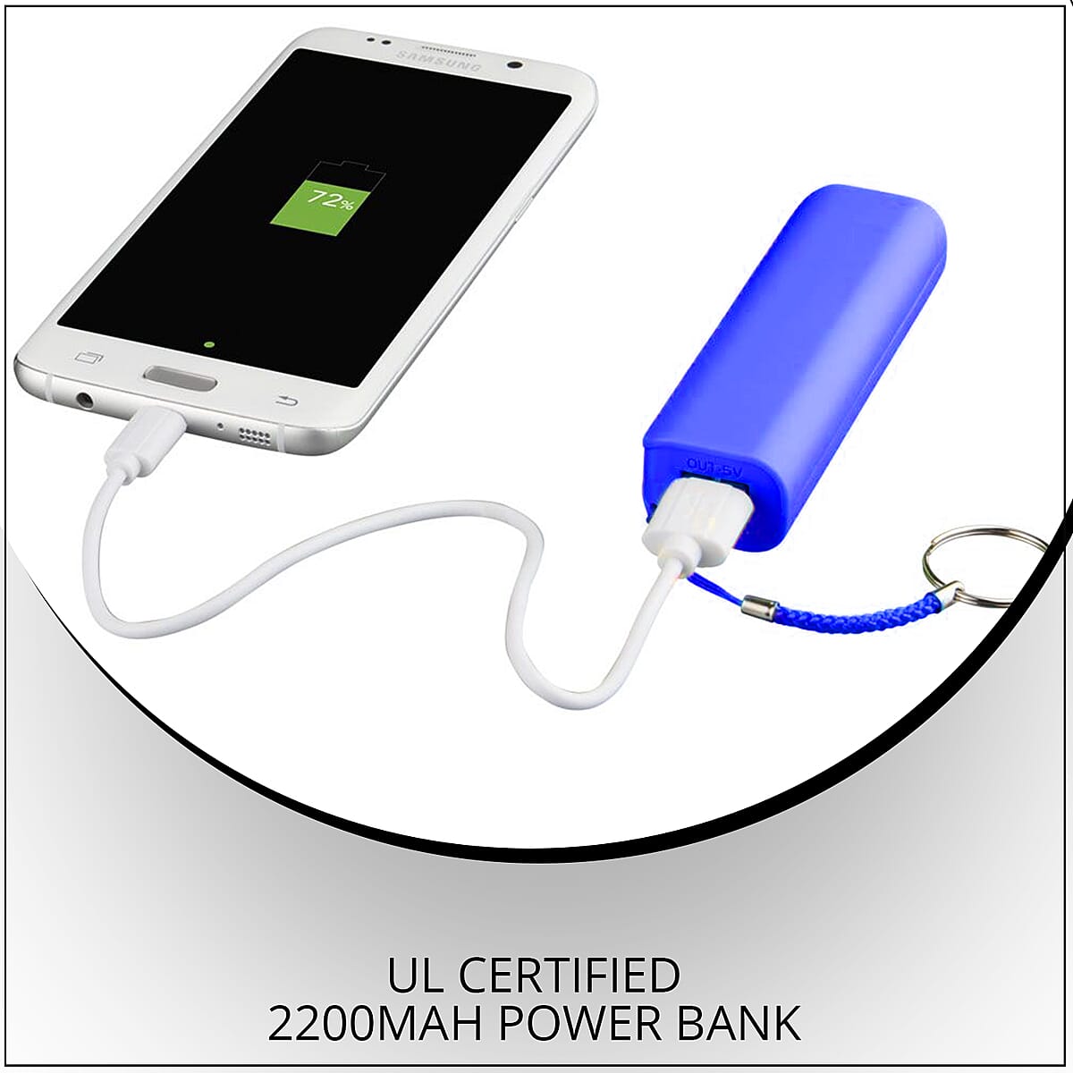 UL Certified 2200mAh Power Bank -Green image number 1