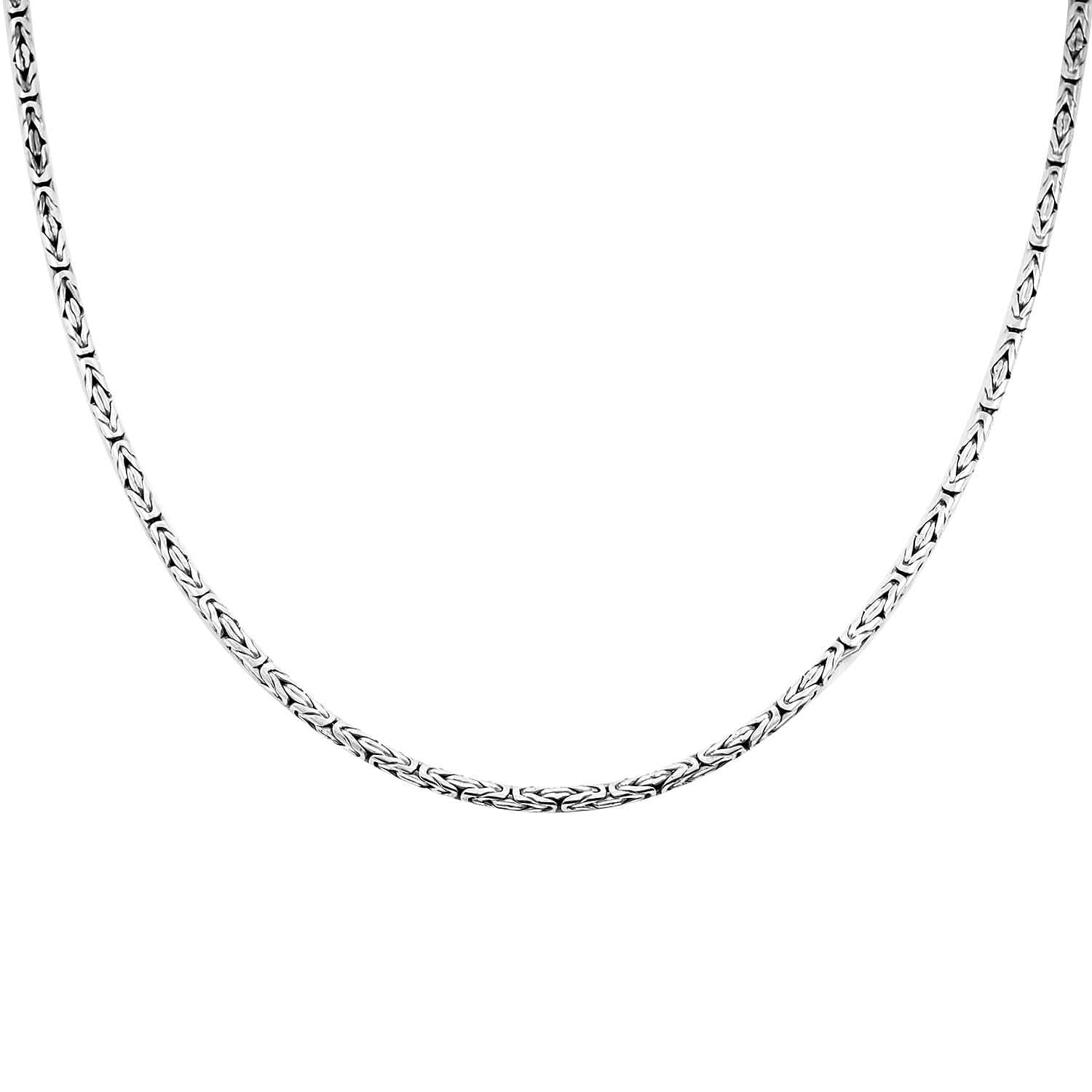 Bali Legacy Sterling Silver Borobudur Necklace 30 Inches 35.80 Grams