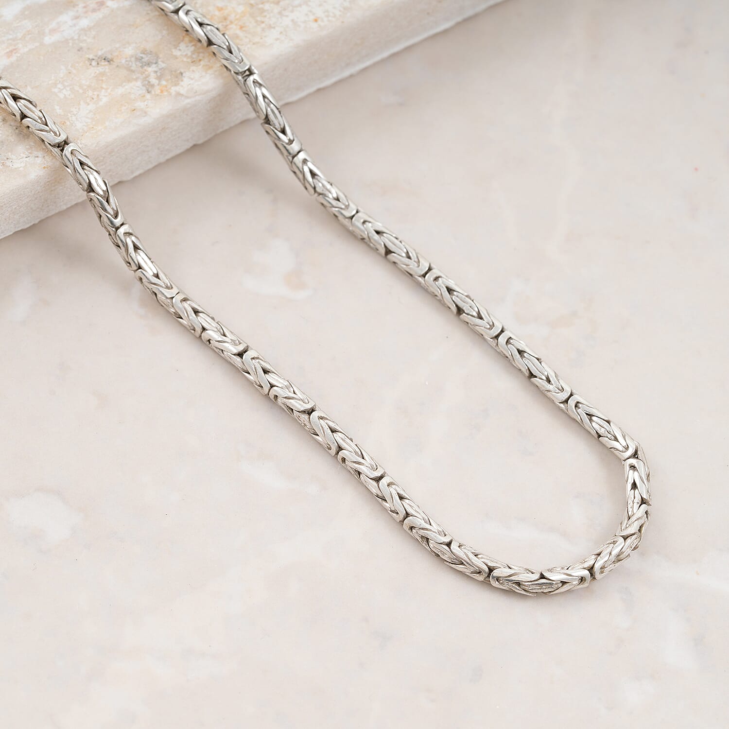 Bali Legacy Sterling Silver Borobudur Necklace 30 Inches 35.80 Grams