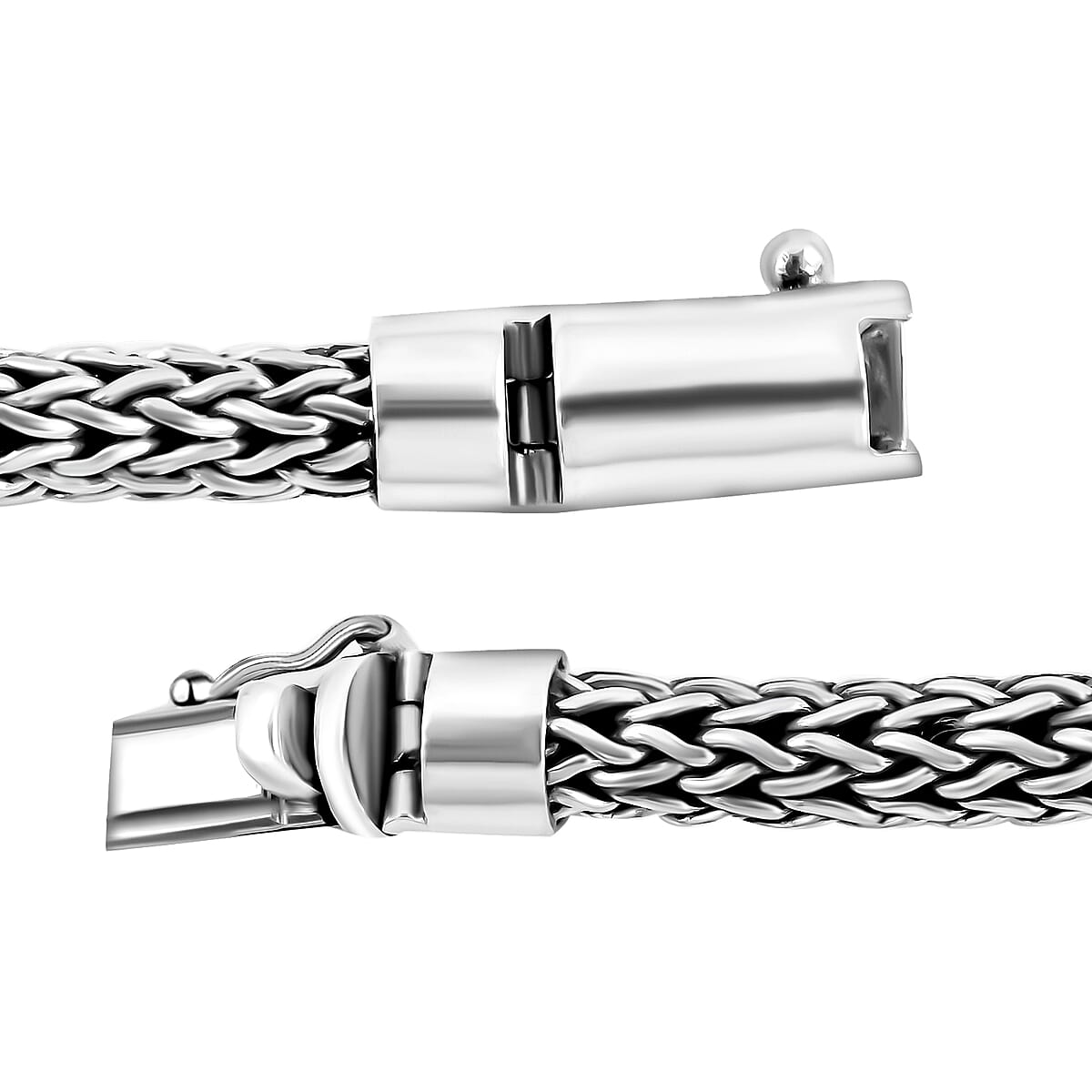 Bali Legacy Sterling Silver Dragon Bracelet (7.50 In) 55.70 Grams image number 4