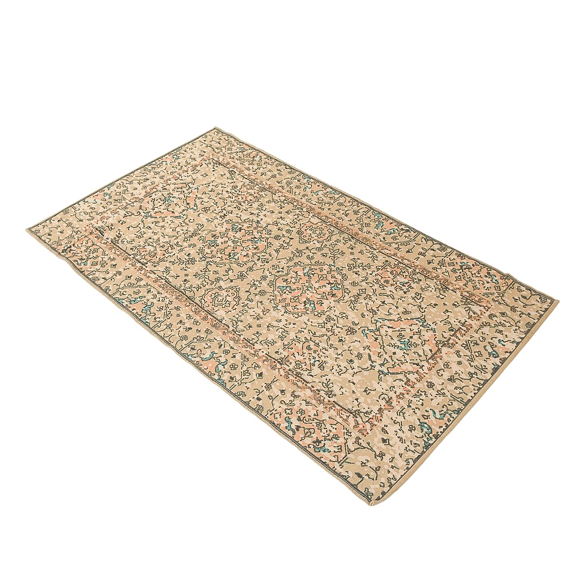 Multi Color Screen Printed Cotton Rugs image number 4