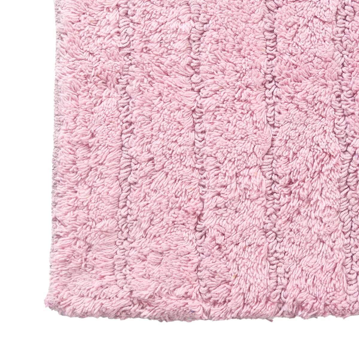 Set of 2 Blush Bath Mat with Latex Backing image number 6