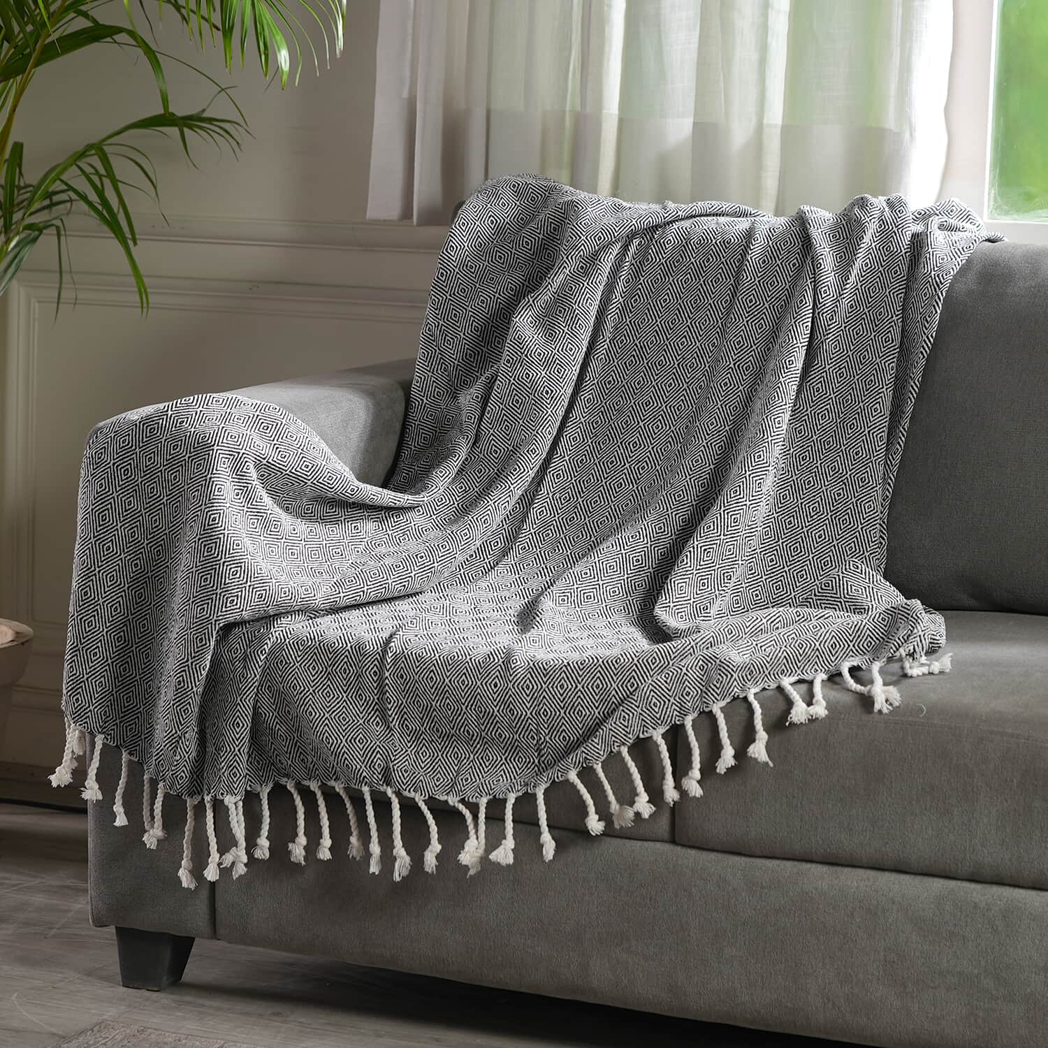 Big best sale woven blanket