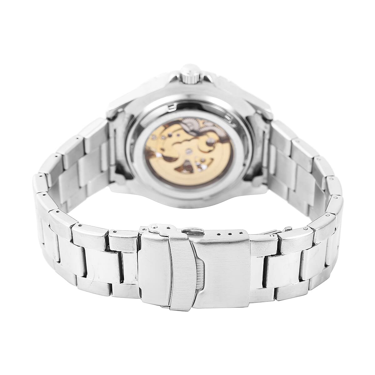 Genoa Automatic Mechanical Movement Watch in Stainless Steel Strap (46mm) image number 4