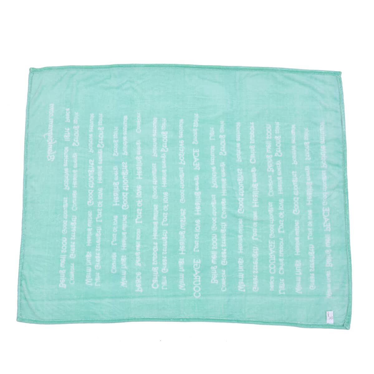 Homesmart Green Best Friend Message Printed Flannel Blanket, Soft Blanket, Bed Throws, Cozy Blanket, Throw Blanket image number 2