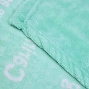 Homesmart Green Best Friend Message Printed Flannel Blanket, Soft Blanket, Bed Throws, Cozy Blanket, Throw Blanket