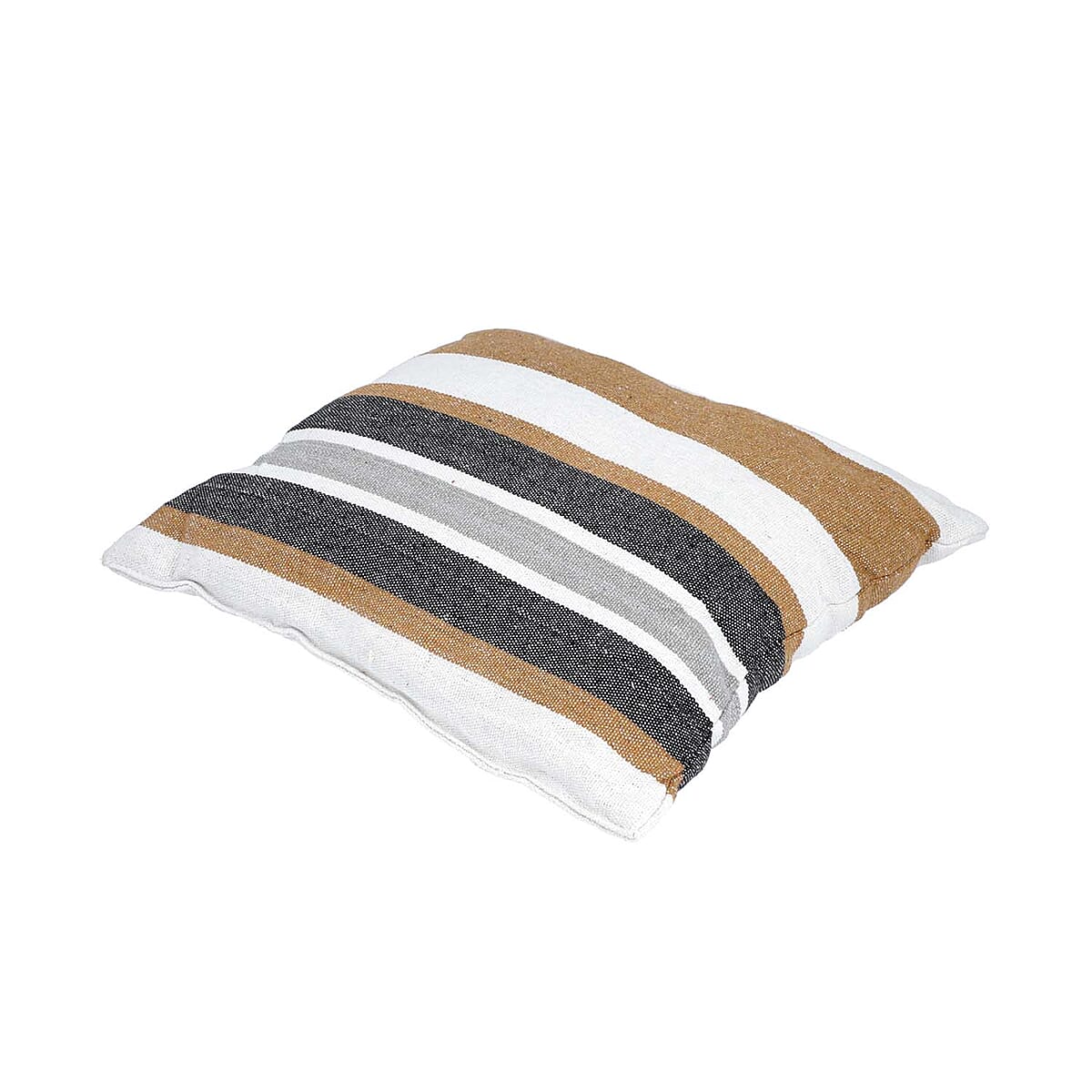 White Hanging Rope Hammock Chair with 2 Seat Cushions Included image number 5