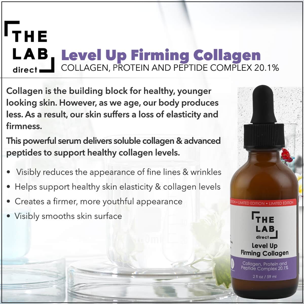 The Lab Direct - Level-Up Firming Collagen 2oz image number 2